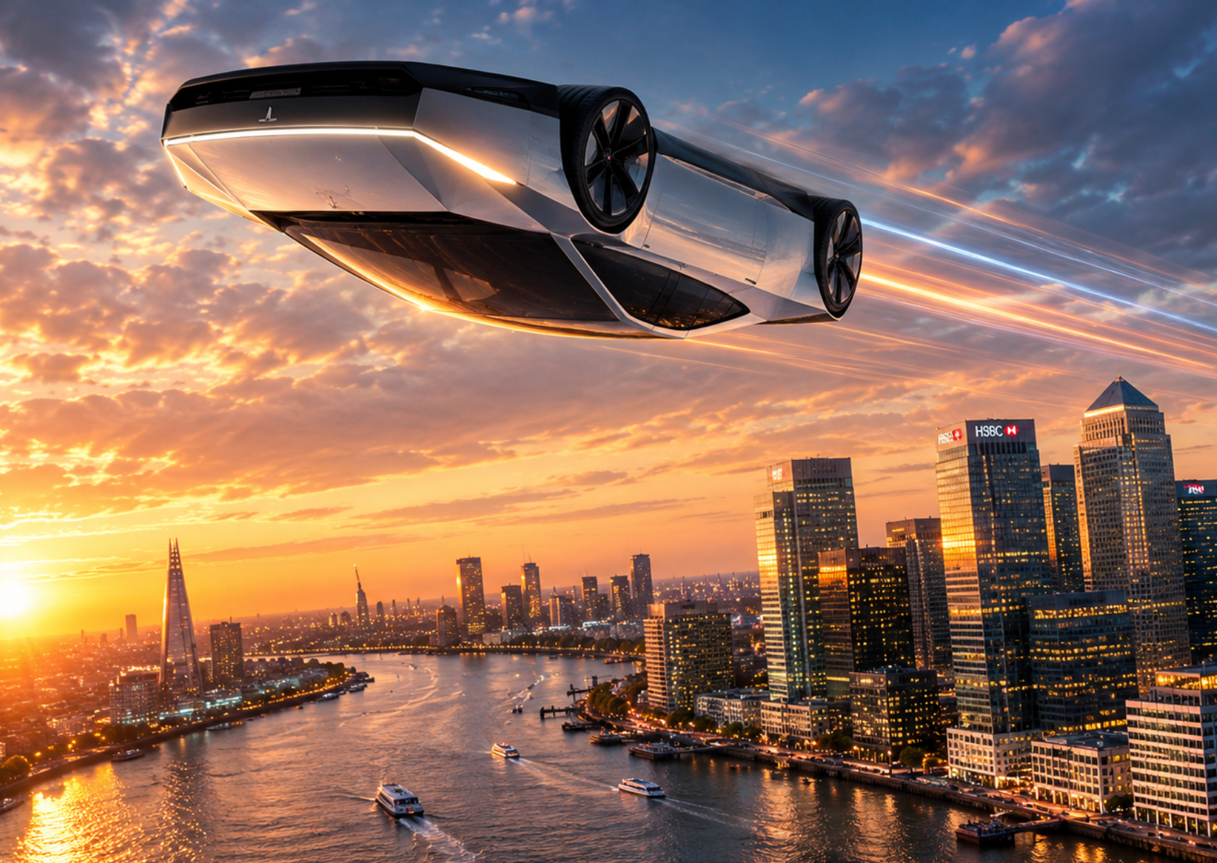 Tesla Roadster Performance Thrust Rocket Flying Car Elon Musk